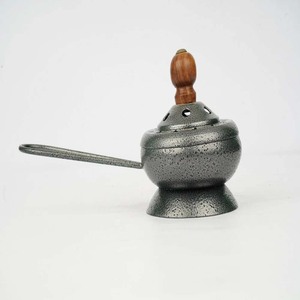 Impresionante calidad, recién llegado, soporte de incienso de Metal de hierro, mango de madera, quemador de incienso, quemador de aceite de fragancia de aire para decoración del hogar - Product Image 1