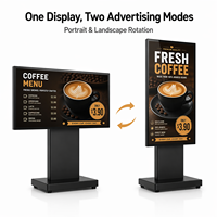 Pantalla Digital LCD para Interiores ZDHQ, IP65, 1 Año de Garantía, CMS Integrado, Reproductor de Publicidad con Rotación Automática, Brillo de 700cd
