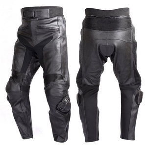 Pantalon en cuir de moto de nouveau style de haute qualité à vendre/pantalon en cuir de moto respirant imprimé de logo personnalisé - Product Image 3