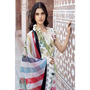 Bin Ilyas 2081 a Printed Embroidered Lace Fabric 'Edit'26 TC-1566 Lawn Collection - Product Image 3