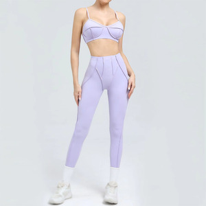 Women Sport Clothing Fitness 2 Piece Gym Yoga Sets Fitness Women Activewear Workout Sets For Women - Product Image 2