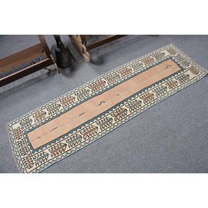 พรมตุรกี ขนาด 1.8x6.1 ฟุต (54x187 ซม.) สีน้ำตาลออมเบร วินเทจ - Product Image 2