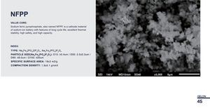 Di alta qualità sodio ferro fosfato (Na4Fe3(PO4)2 p2o7) in polvere per batterie agli ioni di sodio - Product Image 2