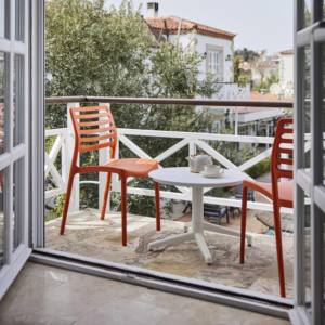 Silla de Comedor Apilable de Plástico Contemporánea Tilia Louise para Apartamentos y Bodegas - Product Image 4