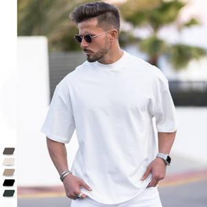 Meilleures ventes bas quantité minimale de commande hommes T-Shirt personnalisé en gros hommes T-Shirt 100% coton hommes T-Shirt - Product Image 1