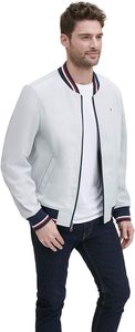 Offre Spéciale Blouson aviateur coupe étroite en polyester/coton unisexe personnalisé de haute qualité vert olive coupe-vent Camouflage broderie sur pied - Product Image 4
