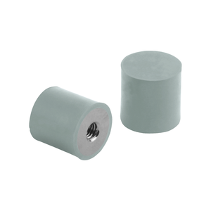 Amortiguador de Goma K1319 Tipo E con Rosca Interna, Soporte Elástico de Acero Inoxidable - Product Image 4