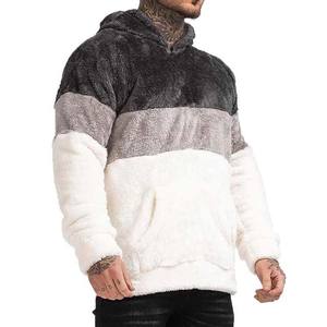 Sweats à capuche pour hommes doux et confortables 100% coton Sherpa polaire sweats à capuche hommes pour l'hiver OEM/ODM basics - Product Image 2