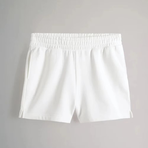 Short d'été respirant de bonne qualité pour femmes Short décontracté de couleur unie Short à coupe ajustée personnalisé Gym Sport Fitness Workout Seamless - Product Image 4