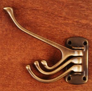 AK <b>Brass</b> Customized Metal Wall <b>Hook</b> in Gold <b>Antique</b> Finished At Wholesale Price For Home Decor / Hotel Decor - Product Image 1