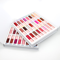 Kit de rouge à lèvres mignon sans marque de couleur différente personnalisé miroitant lèvres repulpant marque privée coloré cosmétique paillettes bonbons brillant à lèvres