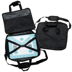 Estuche de Regalia Masónica Clásico de Primera Calidad en Cuero Sintético, Estuche de Cuero Personalizado para Mandil Masónico - Product Image 2