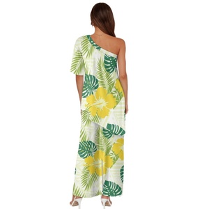 Trên Bán Polynesian Tribal Floral Thiết Kế Đảo Phong Cách Puletasi In Trên Nhu Cầu Tắt Vai 2 Mảnh Polynesian Ăn Mặc Cho Phụ Nữ - Product Image 4