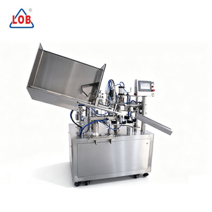 Machine de remplissage et de scellage à tube chauffant interne à tête unique en acier inoxydable pour cosmétiques, fromages et produits laitiers - Product Image 3