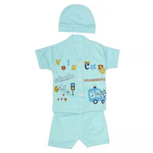 ชุดสูทเด็กชายแรกเกิด 3 ชิ้น - สีฟ้า - Product Image 1