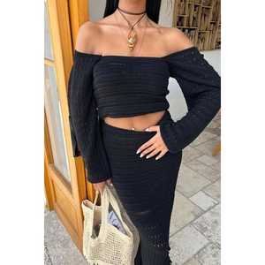 Conjunto de Punto Étnico 10094 con Mangas Tipo Sandía y Característica Transpirable - Product Image 4