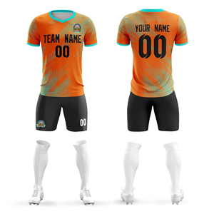 Uniformes de Fútbol Ligeros de Alta Calidad, el Mejor Diseño, Logotipo Personalizado Impreso, Tecnología de Corte Automatizado, Crox Enterprises, Unisex - Product Image 1