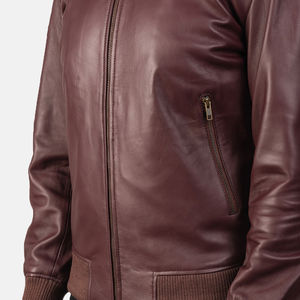 Wholesale Custom-Size <b>Men's</b> Winter Coat PU <b>Faux</b> <b>Leather</b> <b>Jacket</b> with Removable Hood Stand Collar for Motorcycles OEM Accepted - Product Image 6
