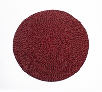 Tapis en jute tressé fait main, best-seller, forme ronde, tapis en jute tressé, nouvelle marque personnalisée, exporté du Bangladesh