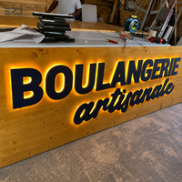 Letrero con Logotipo 3D Retroiluminado de Acero Inoxidable Dorado Personalizado EZD para Salón de Belleza, Oficina, Recepción, Negocio, Letras de Canal LED para Pared
