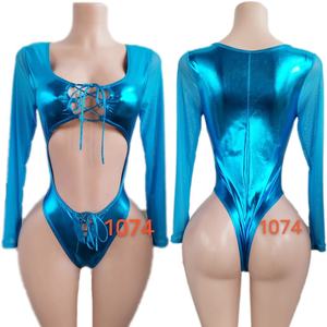 Vêtements de <span class=keywords><strong>barman</strong></span> de boîte de nuit personnalisés en gros, tenues de serveuse holographiques - Product Image 3