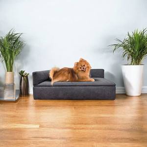 Divano Letto Grigio Well Home con Contenitore, Tessuto Speciale e Base Imbottita per Animali Domestici - Product Image 3
