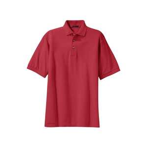 เสื้อโปโลเล่นกอล์ฟผ้าฝ้ายโอเวอร์ไซส์เสื้อโปโลสีทึบแขนสั้นสไตล์วินเทจออกแบบโลโก้ได้ตามต้องการ - Product Image 5