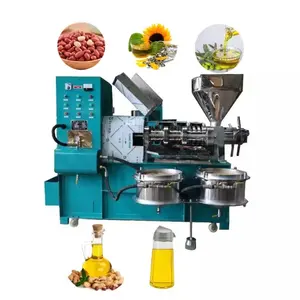 150kg-300kg/h vacuum screw oil press/ Sunflower seed Peanut oil press machine with two vacuum filter drums