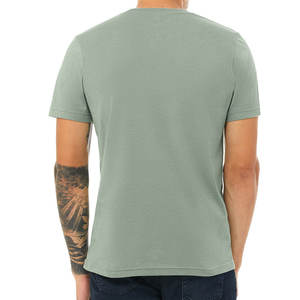 Nuevo diseño de alta calidad 100% algodón suelto gota hombro impreso de gran tamaño transpirable camiseta para hombre - Product Image 3