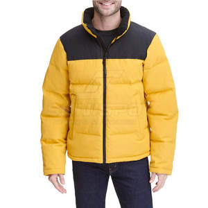 OEM Custom Men's High Street Style Winter Softshell Windbreaker Stand Collar Warm <b>Bubble</b> Jacket <b>Top</b> Selling Plus Size ODM Supply - Product Image 1