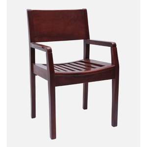 Fauteuil en bois de teck portable traditionnel en brun Raviso (Ensemble de 2) - Product Image 3