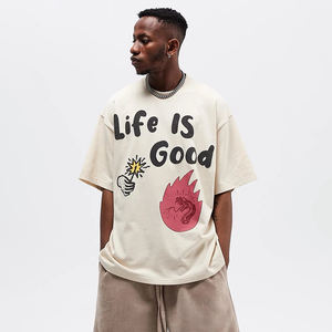 เสื้อยืดผ้าฝ้ายพิมพ์ลายสไตล์ลำลองสำหรับ100% ใหม่2025ฤดูร้อน - Product Image 4