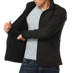 เสื้อแจ็คเก็ตผู้ชายแบบสปอร์ต ซอฟต์เชลล์ ออกแบบตามสั่ง OEM ไซส์ใหญ่ รุ่น 2026 ระบายอากาศได้ดี - Product Image 1