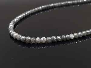 Bolas de diamantes grises, hermosas cuentas redondas de piedras preciosas grises naturales brillantes para la fabricación de joyas, unidad al por mayor, precio bajo, alta calidad - Product Image 5