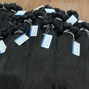 Paquete de cabello crudo Disponible en stock Paquete de cabello de trama recta natural 100% extensiones de cabello humano vietnamita no sintético - Product Image 5