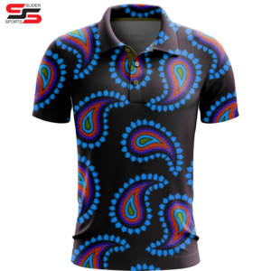 Sublimación personalizada 100% Camisetas de poliéster Camisetas de polo de equipo Camiseta de golf para hombres - Product Image 4