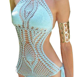 Traje de baño de una pieza sexy estilo europeo-americano para mujer, conjunto casual de bikini ahuecado para playa y viajes, venta al por mayor - Product Image 5