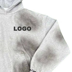 2025 Vintage de alta calidad completamente personalizado en blanco 100% algodón de gran tamaño hombres lavado ácido y Sun Fade sudaderas con capucha recortadas pesadas para hombres - Product Image 6