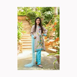 Salwar kameez indien pakistanais prêt à l'emploi costume en coton pour femmes cousu robes de femme élégantes - Product Image 5