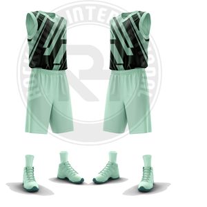 Uniforme de basket-ball léger pour équipes, fabriqué en tissu polyester, idéal pour les entraînements, les matchs et les tournois - Product Image 6