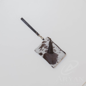 กระเป๋าสตางค์ผู้หญิงตะวันตกทำจากหนังวัวแท้มีพู่ห้อยทำจากหนังแฮนด์เมดระดับพรีเมียม - Product Image 2