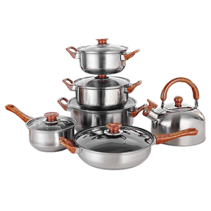 <span class=keywords><strong>Set</strong></span> di Pentole da Campeggio per Cucina all'Aperto, Antiaderente, in Acciaio Inox, 12 Pezzi, <span class=keywords><strong>Set</strong></span> Regalo con Scatola Colorata - Product Image 2