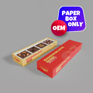 Cajas de Papel para Chocolate Impresas Personalizadas con Cajón Deslizable y Acabado de Estampado en Relieve Premium - Product Image 3