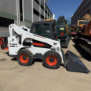 Cargadora de Ruedas Mini Usada Original <span class=keywords><strong>Bocat</strong></span> 2019 2018 S550 S770, Retroexcavadora con Dirección Deslizante - Product Image 4