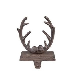 Cast Iron Fleur De Lis <b>Door</b> <b>Stop</b>, Lbs, <b>Door</b> Stopper (Antique Black)This fleur-de-lis cast iron stocking holder - Product Image 2