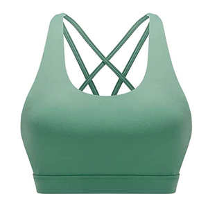 Soutien-gorge de Sport Fitness rose sans manches pour femmes conception amincissante pour le printemps été haut de Yoga respirant Offres Spéciales soutien-gorge de Style gratuit - Product Image 5