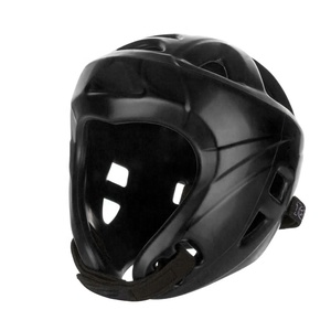 Nouvelle arrivée Couvre-chef d'entraînement de boxe en caoutchouc noir professionnel de haute qualité Protège-tête de boxe avec logo personnalisé - Product Image 4