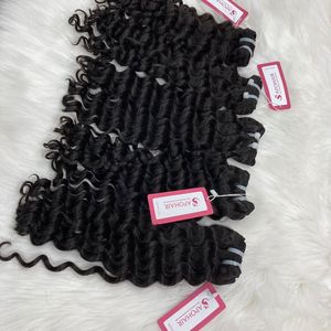 ชุดผมลอนคลื่นลึก,สีดำ # 1b - Product Image 2