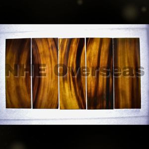 Placas de cuerno de búfalo natural marrón medio de calidad superior, marcos de gafas hechos a mano con acabado pulido suave - Product Image 5