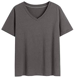 Camiseta de Algodón sin Mangas con Cuello en V Informal para Mujeres Adolescentes, Venta al por Mayor 2026, con Parches Bordados, Botones, Logotipo Personalizado, Talla Grande - Product Image 2
